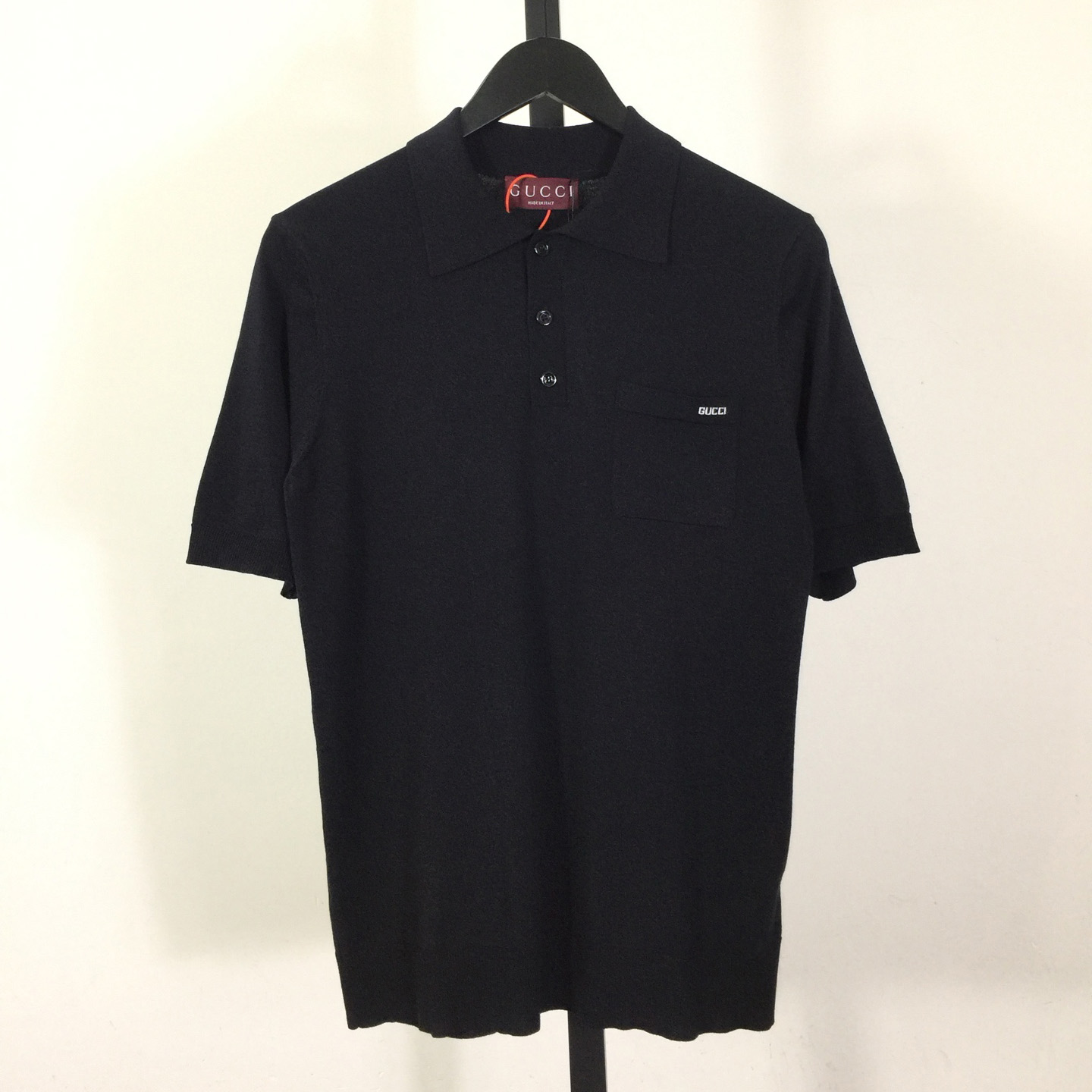 Gucci Fine Wool Knit Polo Top With Intarsia  - EUR FASHION