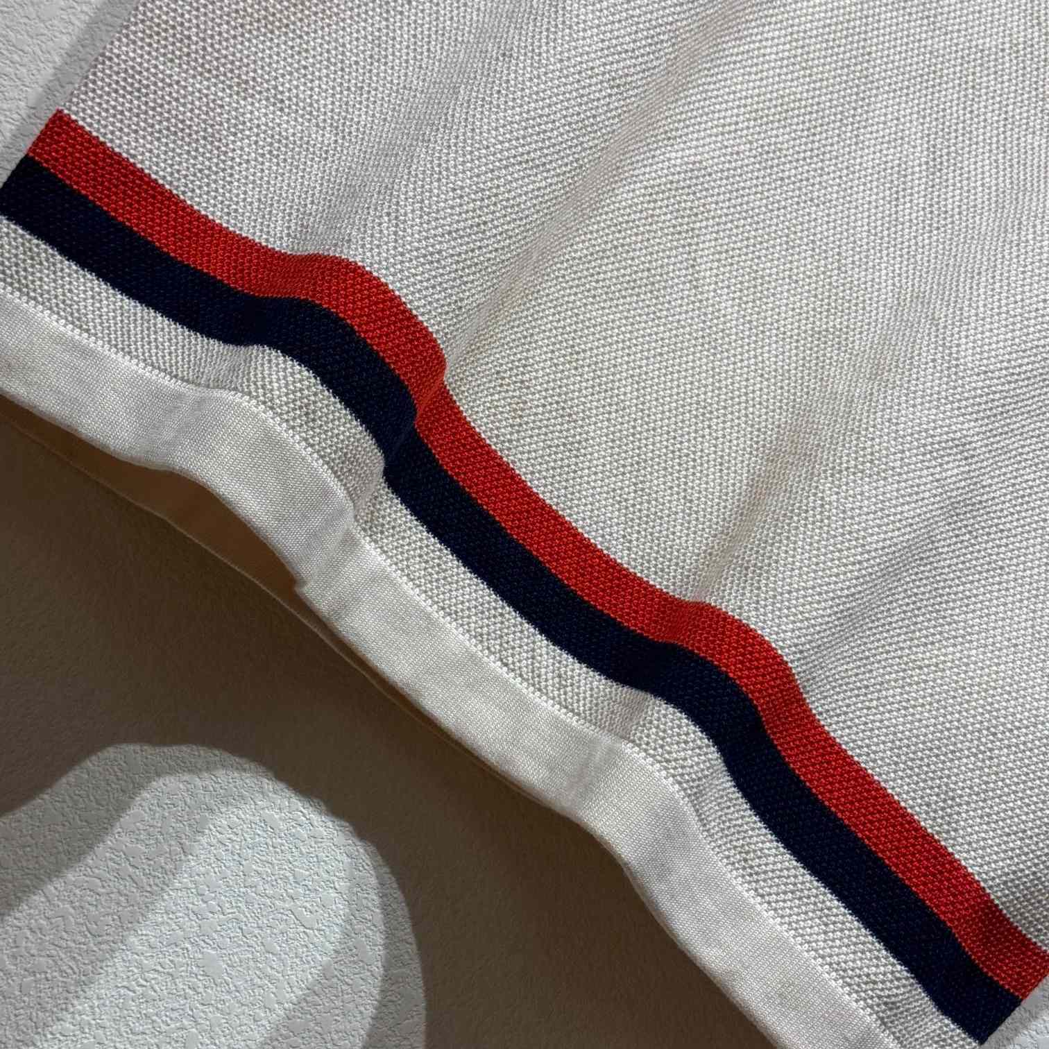Gucci Knit Cotton Polo Shirt With Web - EUR FASHION