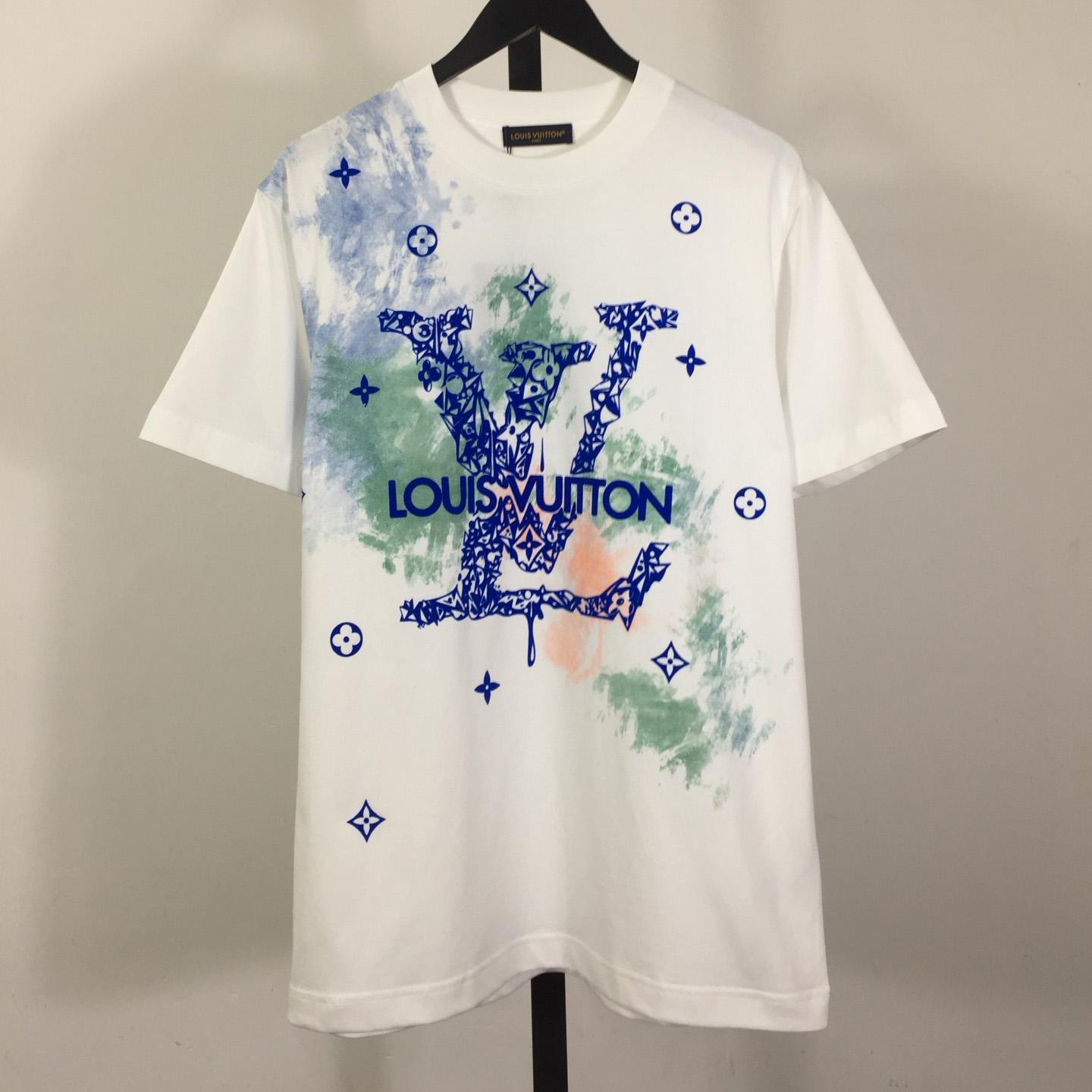 Louis Vuitton Tie - Dyed Cotton T-Shirt     - EUR FASHION