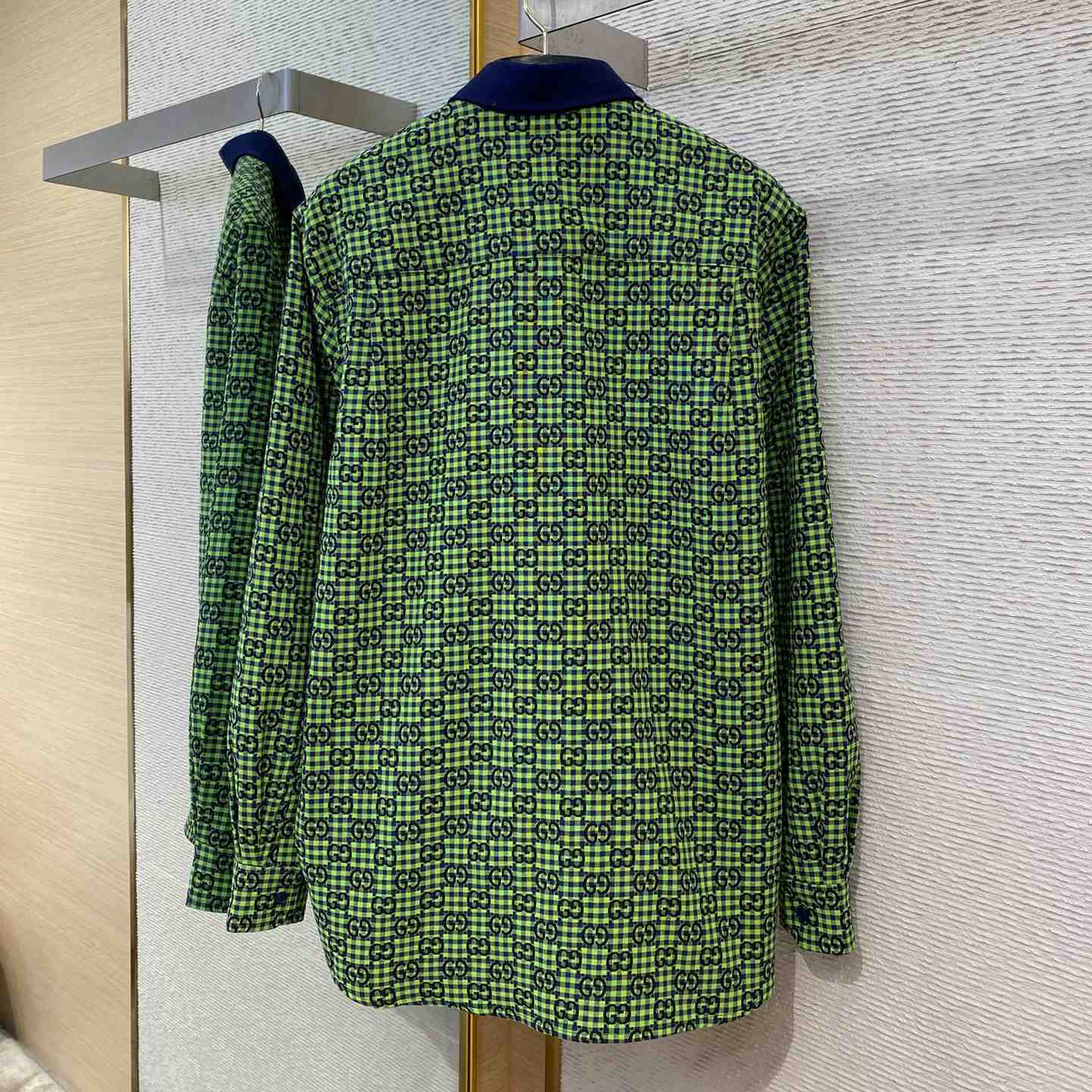 Gucci GG Gingham Cotton Wool Jacket - EUR FASHION