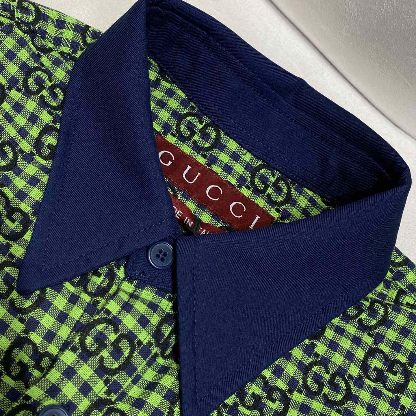 Gucci GG Gingham Cotton Wool Jacket - EUR FASHION