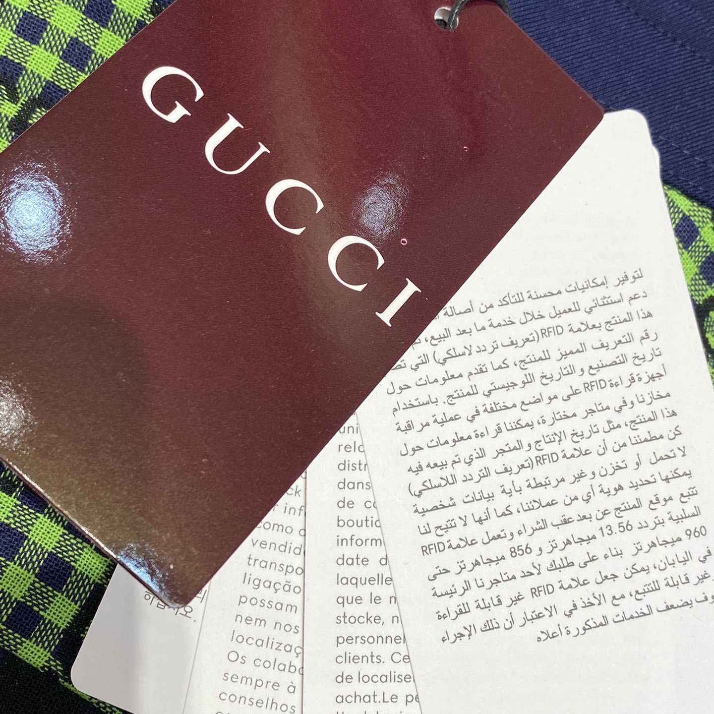 Gucci GG Gingham Cotton Wool Jacket - EUR FASHION