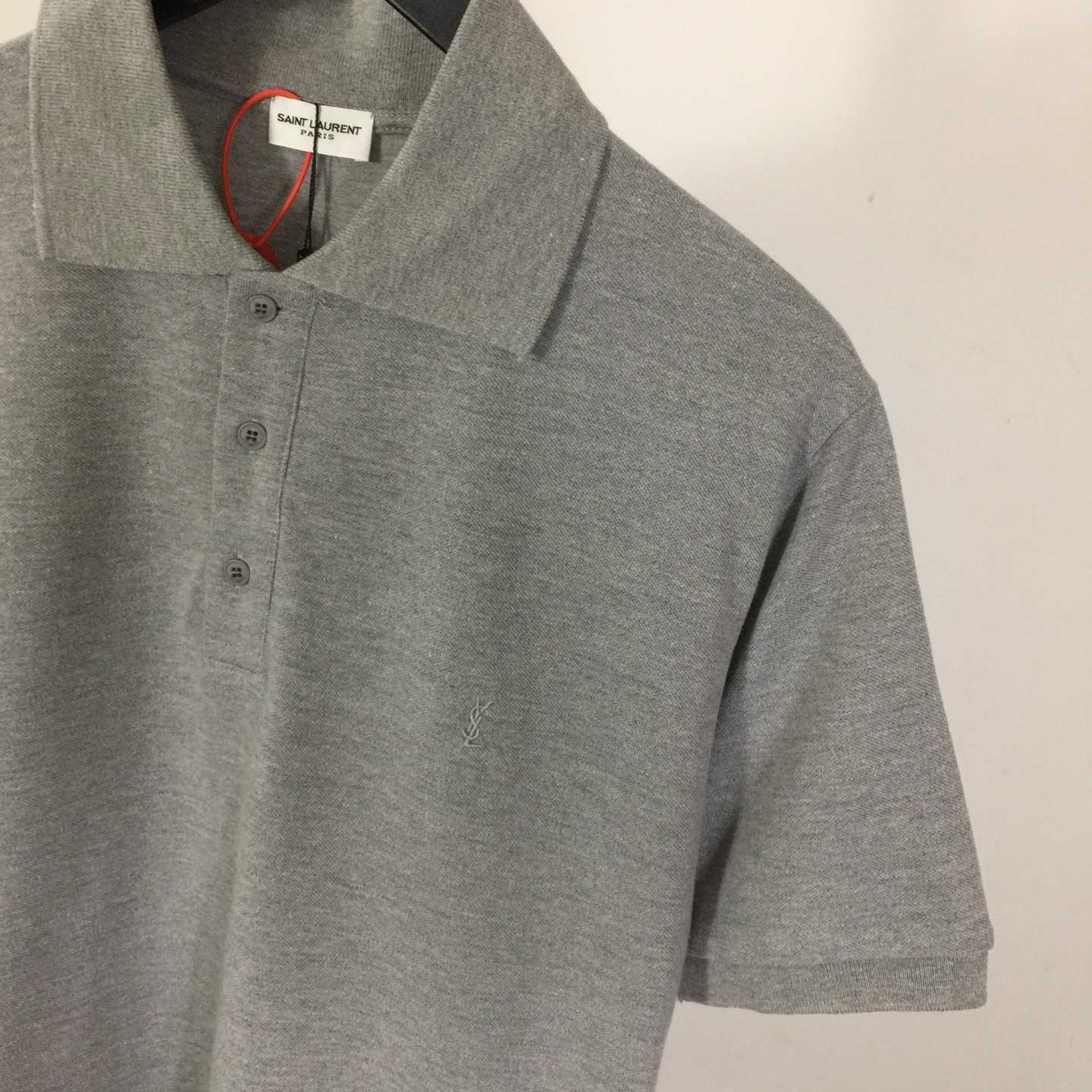 Saint Laurent Wool Knit Polo Top  - EUR FASHION
