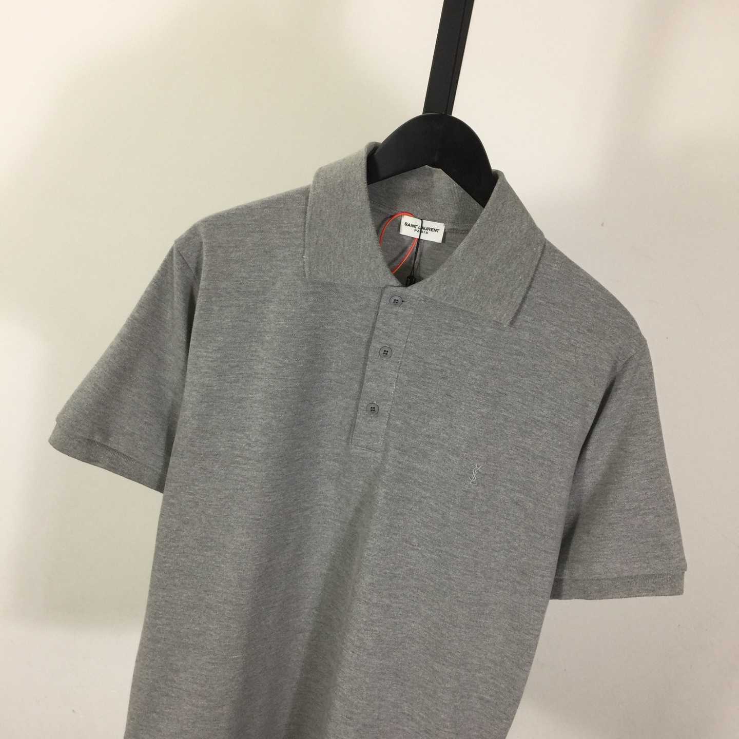 Saint Laurent Wool Knit Polo Top  - EUR FASHION
