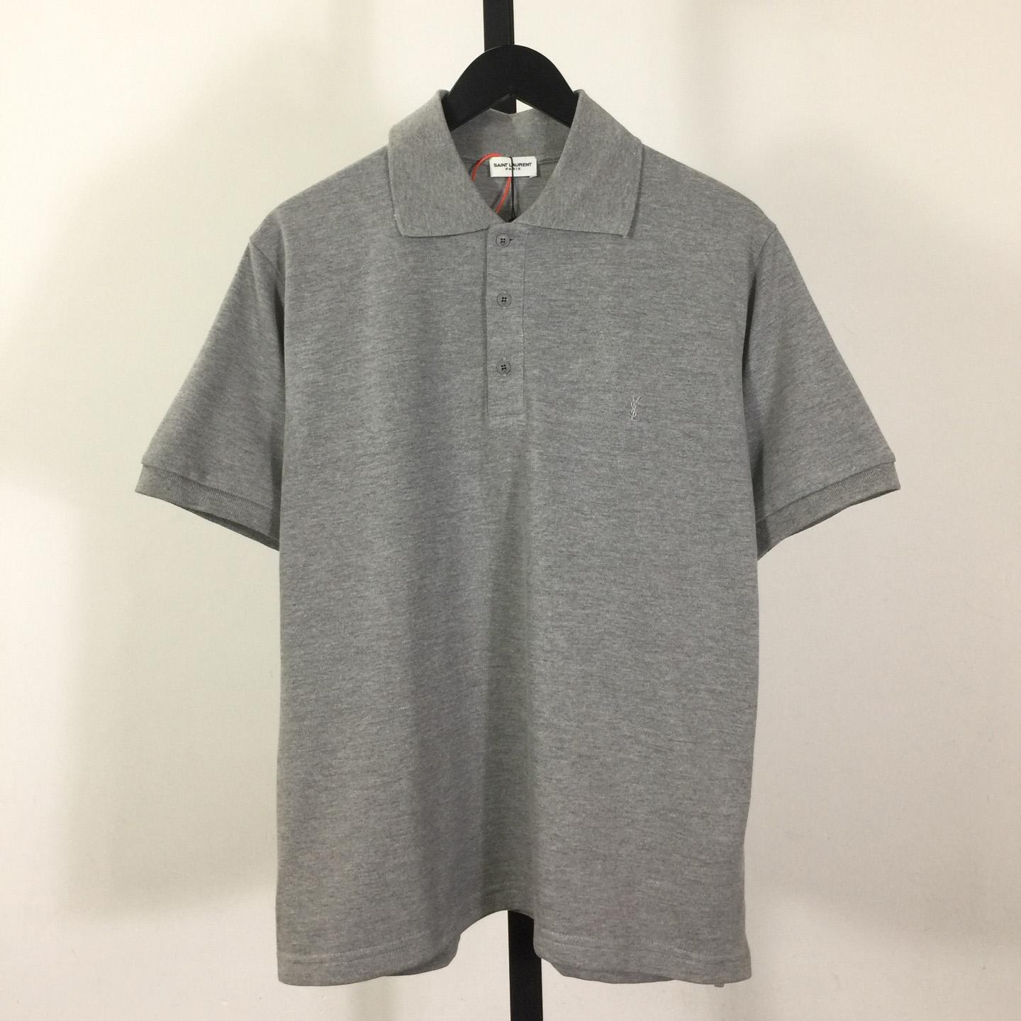 Saint Laurent Wool Knit Polo Top  - EUR FASHION