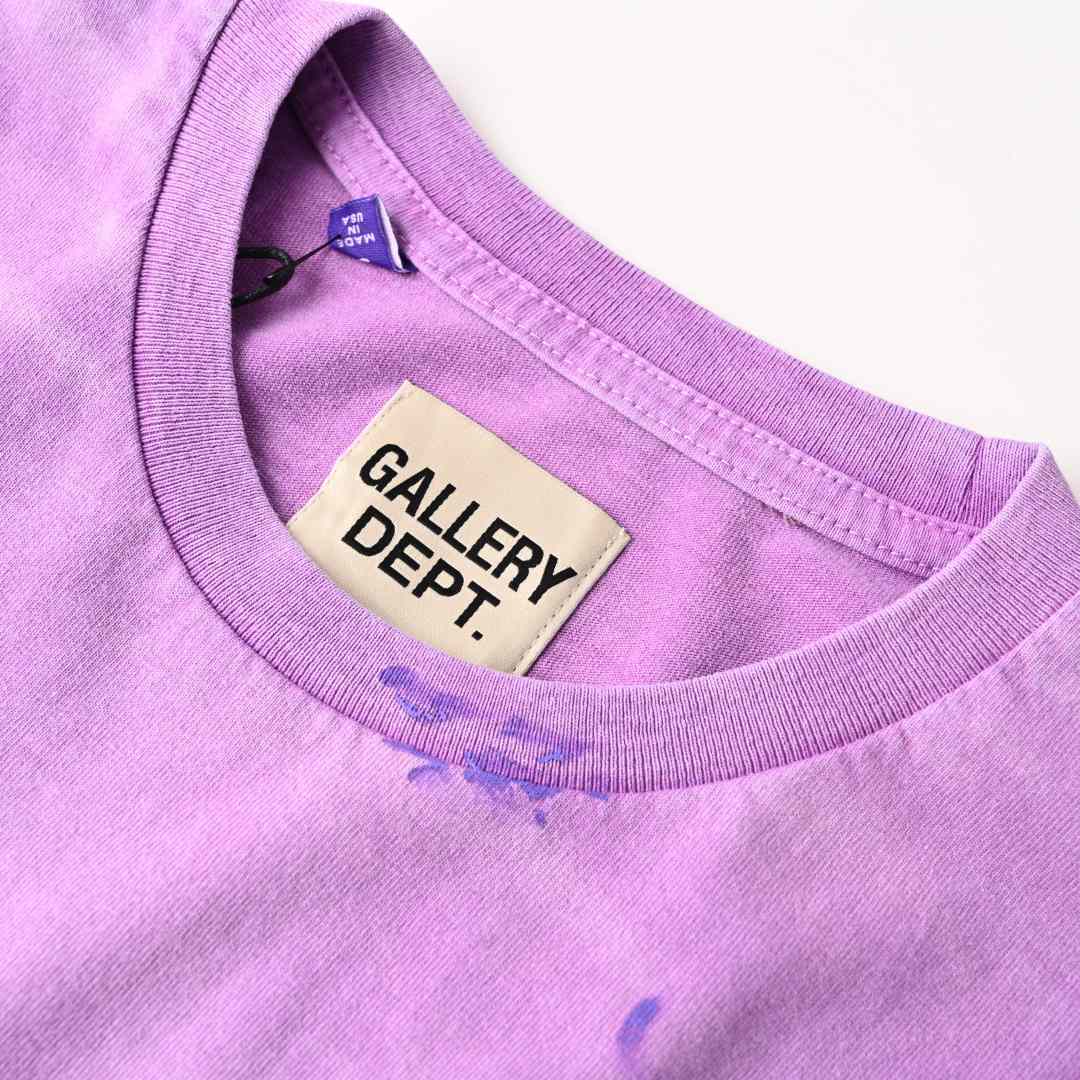 Gallery Dept. Vintage Logo Painted Tee 'Purple'  - EUR FASHION
