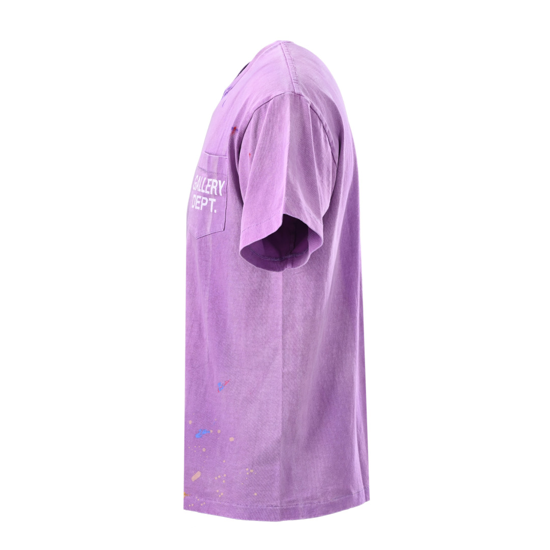 Gallery Dept. Vintage Logo Painted Tee 'Purple'  - EUR FASHION