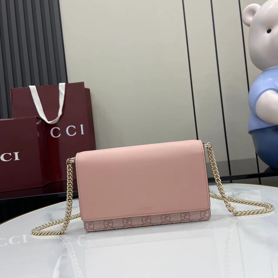 Gucci GG Emblem Wallet On Chain - EUR FASHION