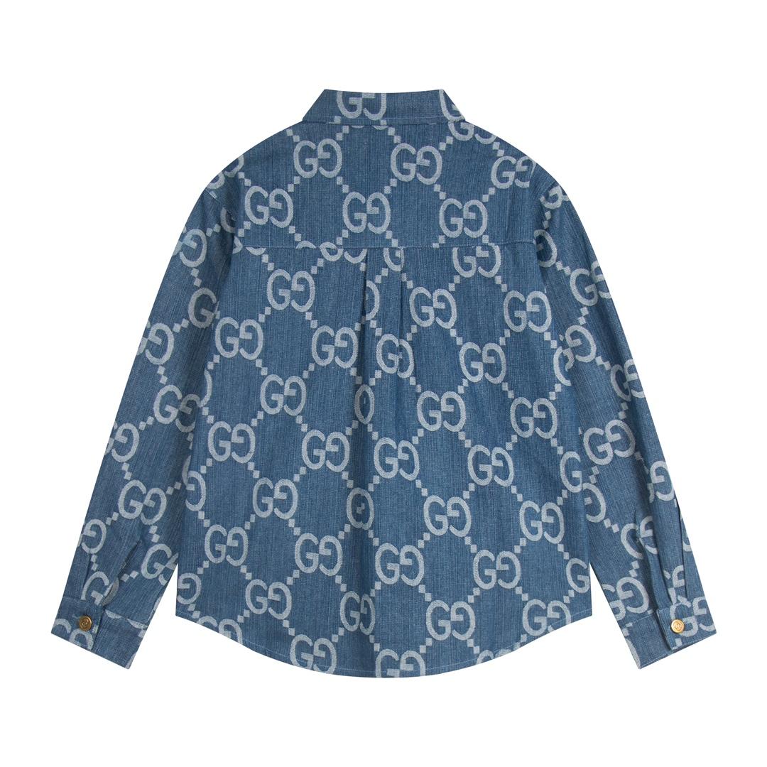 Gucci Jumbo GG Denim Shirt - EUR FASHION