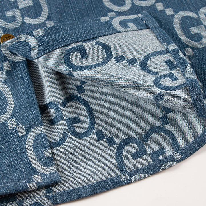 Gucci Jumbo GG Denim Shirt - EUR FASHION