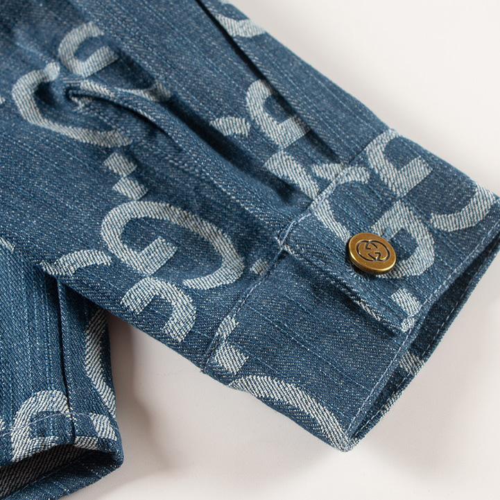Gucci Jumbo GG Denim Shirt - EUR FASHION
