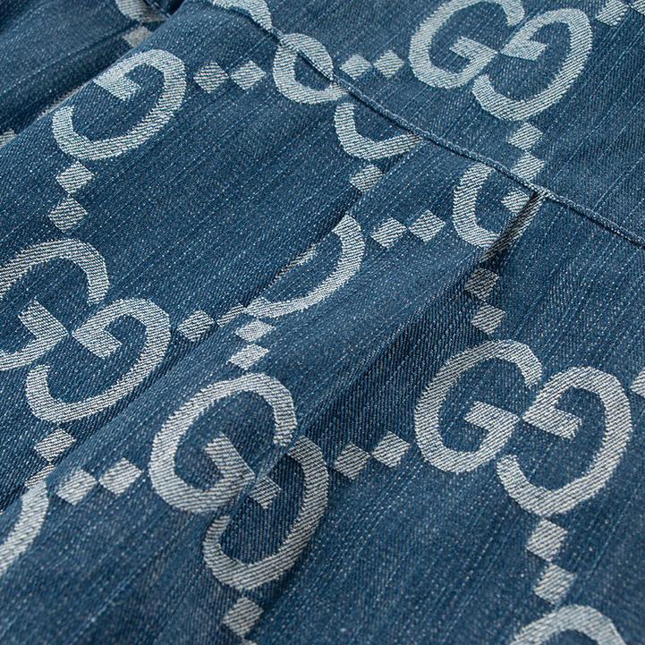 Gucci Jumbo GG Denim Shirt - EUR FASHION