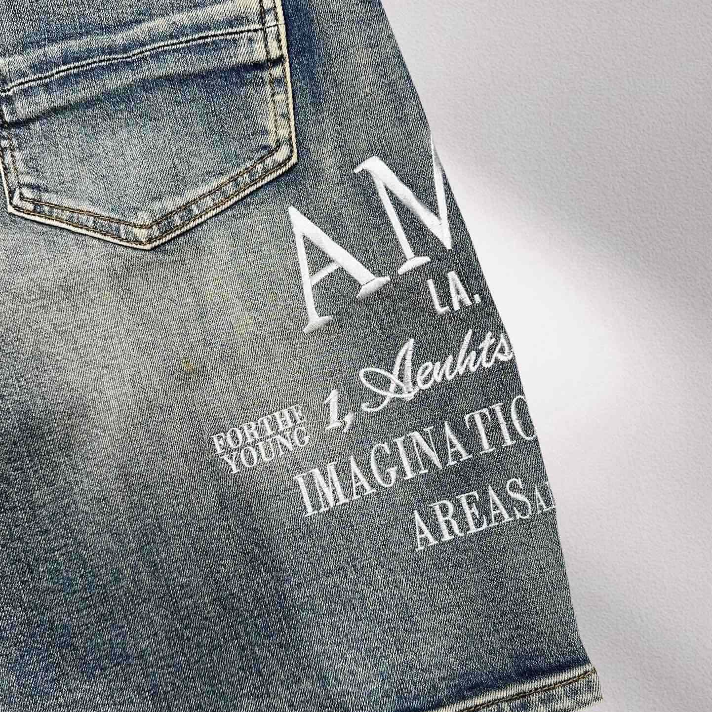 Amiri Denim Shorts     8002 - EUR FASHION