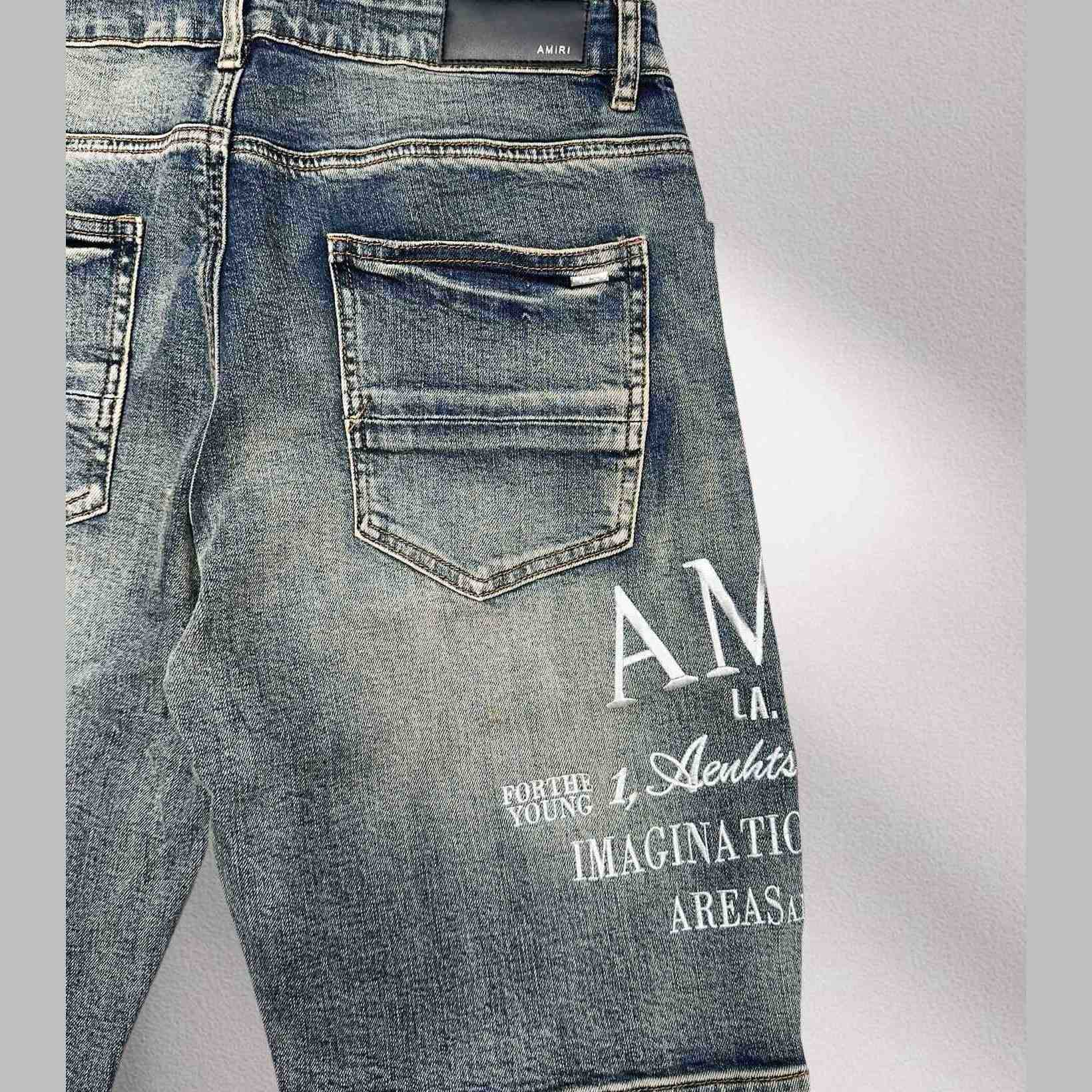 Amiri Denim Shorts     8002 - EUR FASHION