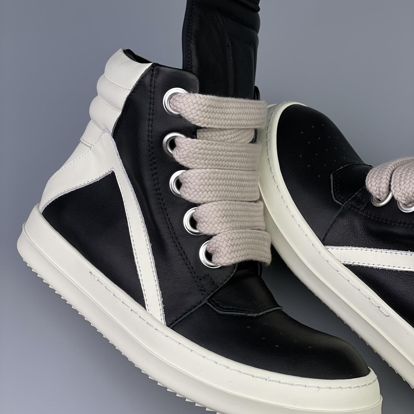 Rick Owens Geobasket High 'Black Milk' - EUR FASHION