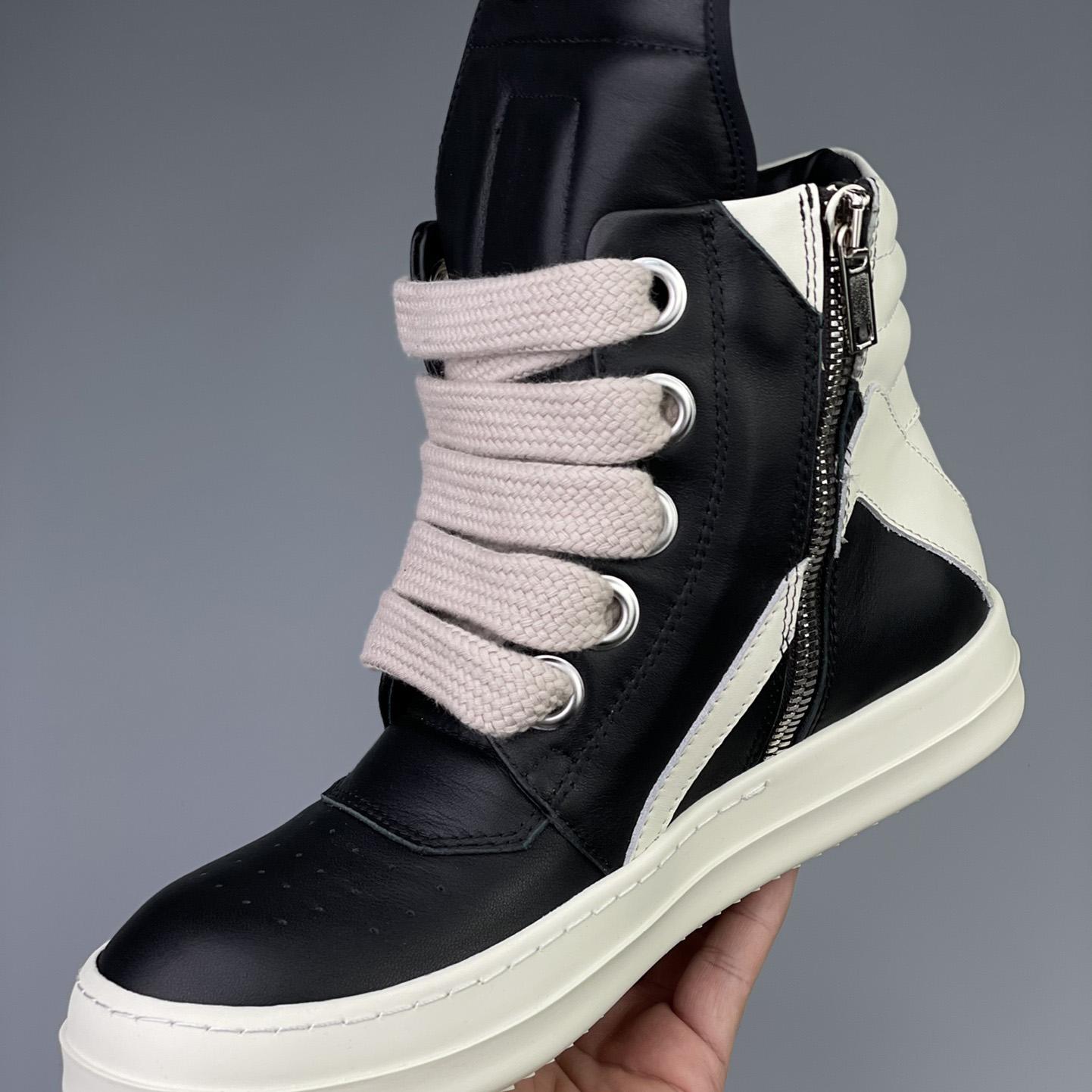 Rick Owens Geobasket High 'Black Milk' - EUR FASHION