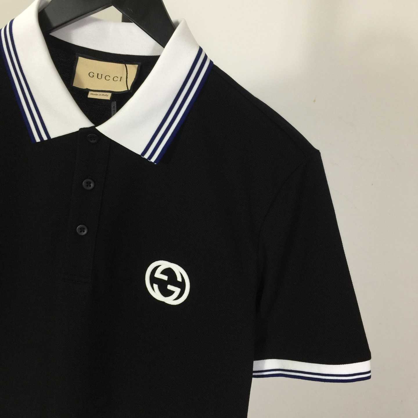 Gucci Interlocking G piqué polo shirt - EUR FASHION