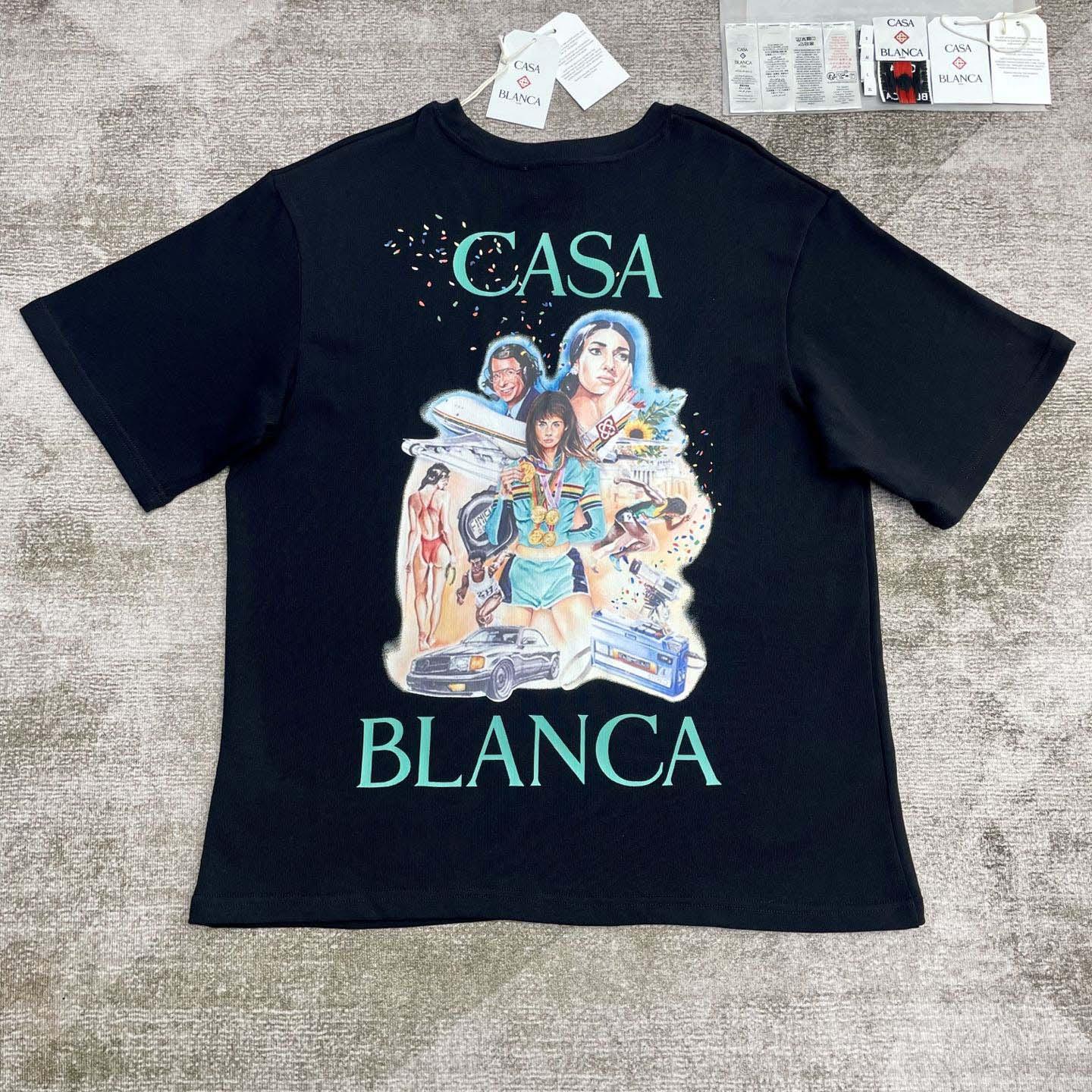 Casablanca printed T-shirt   C949 - EUR FASHION