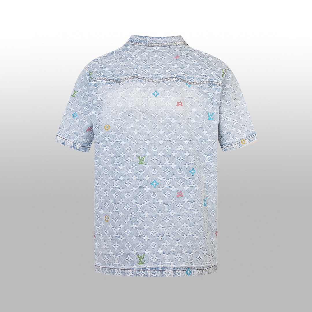 Louis Vuitton Monogram Short-Sleeved Shirt  - EUR FASHION