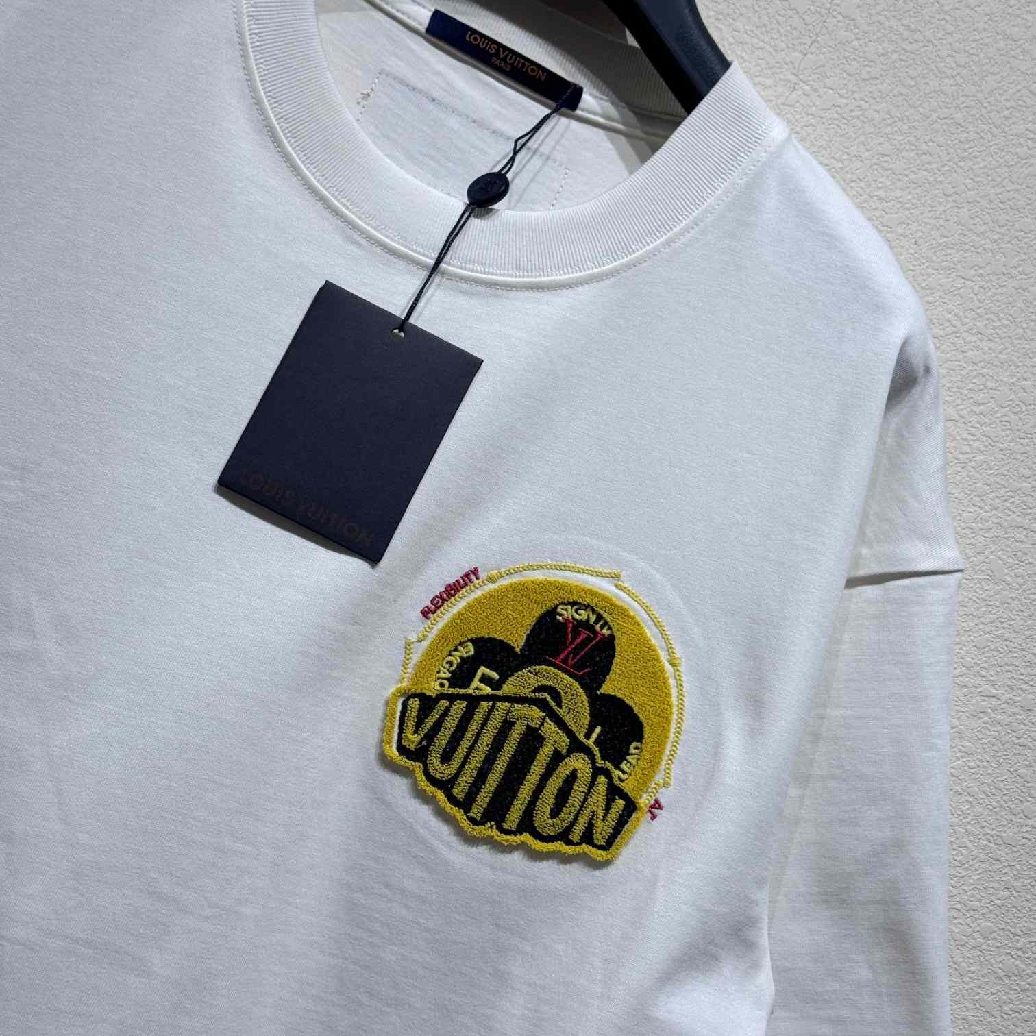 Louis Vuitton Short-Sleeved Cotton Crewneck    - EUR FASHION