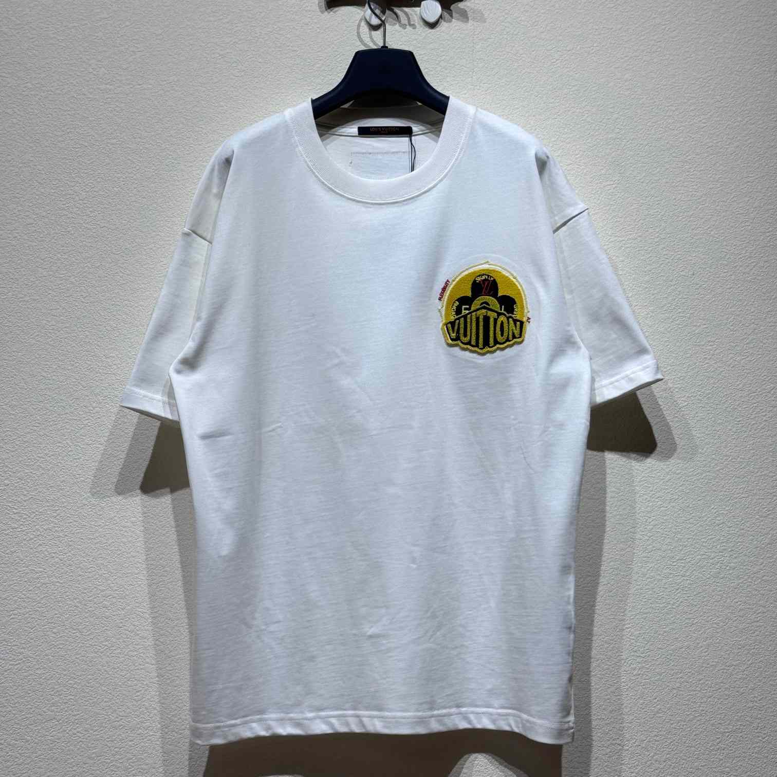 Louis Vuitton Short-Sleeved Cotton Crewneck    - EUR FASHION