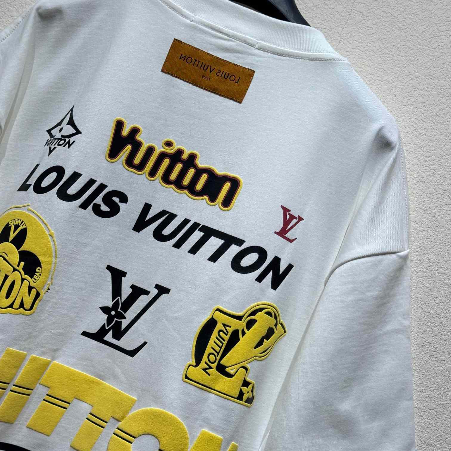 Louis Vuitton Short-Sleeved Cotton Crewneck    - EUR FASHION