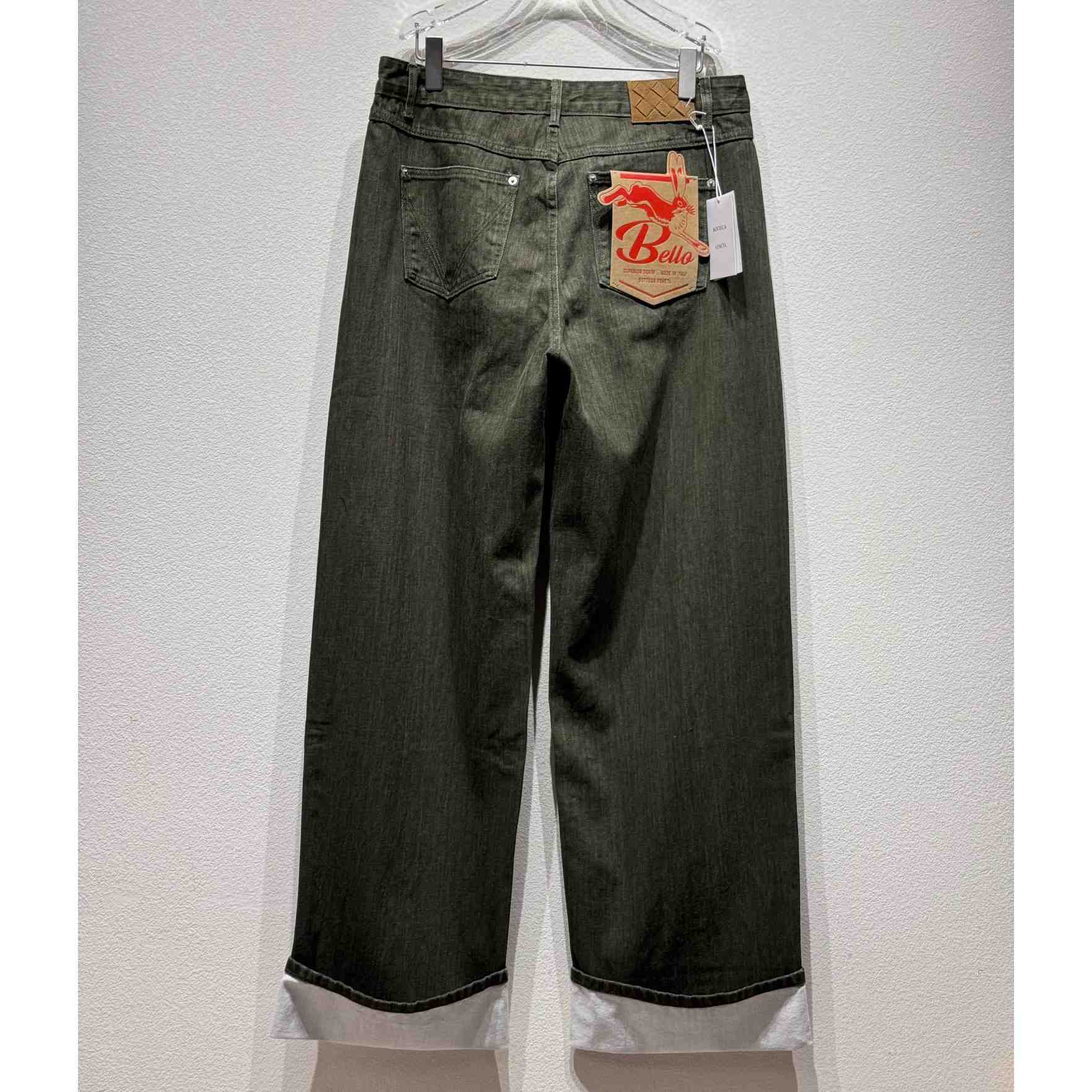 Bottega Veneta Turned Up Hem Wide-Leg Jeans - EUR FASHION
