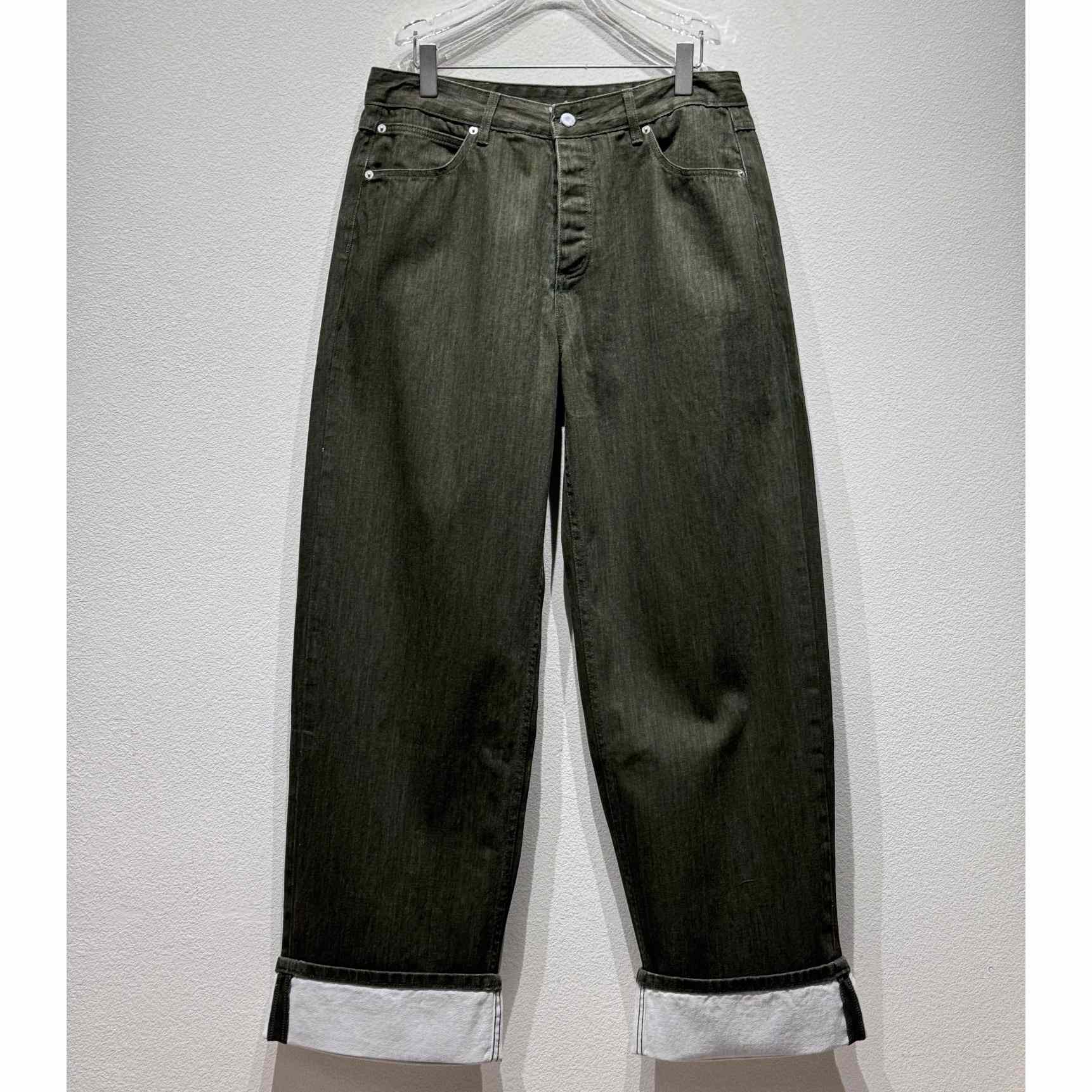 Bottega Veneta Turned Up Hem Wide-Leg Jeans - EUR FASHION