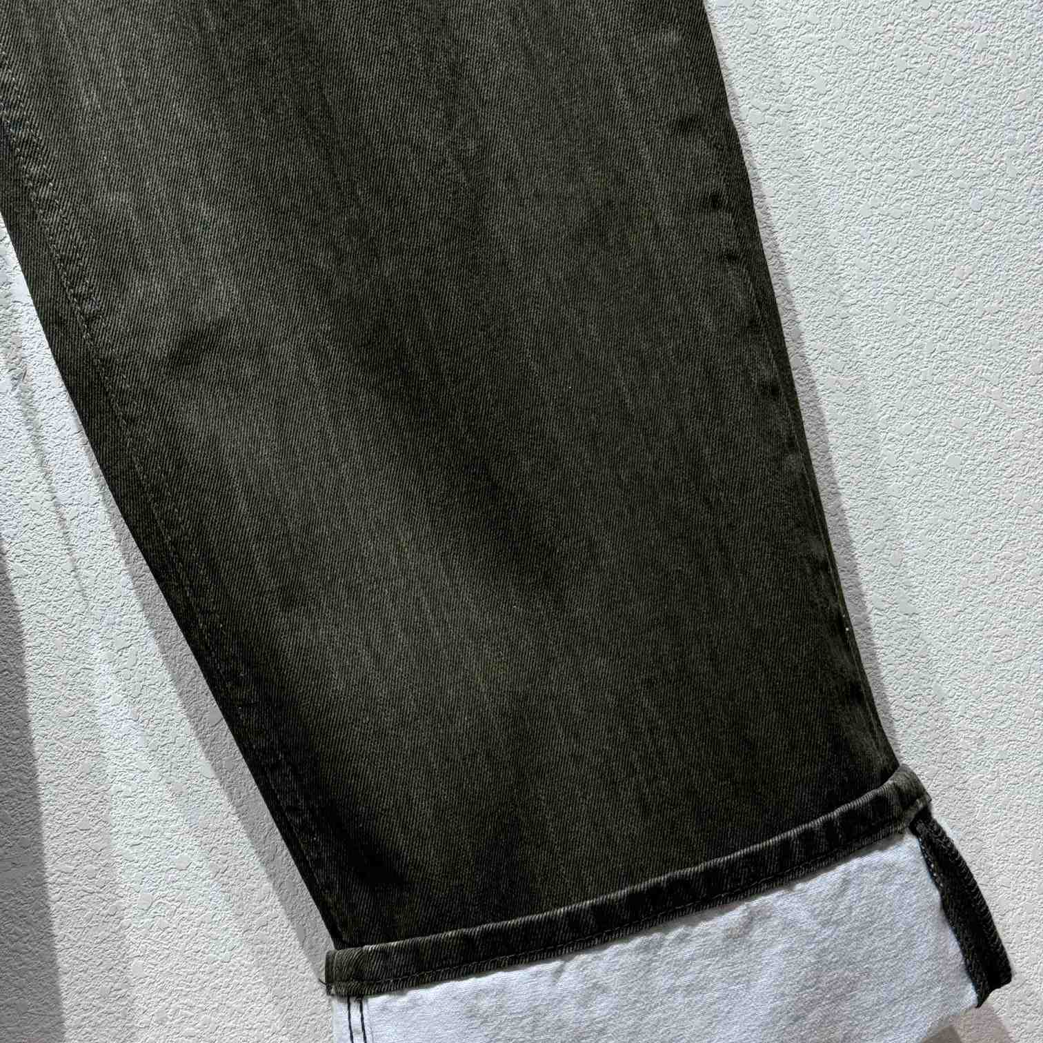 Bottega Veneta Turned Up Hem Wide-Leg Jeans - EUR FASHION