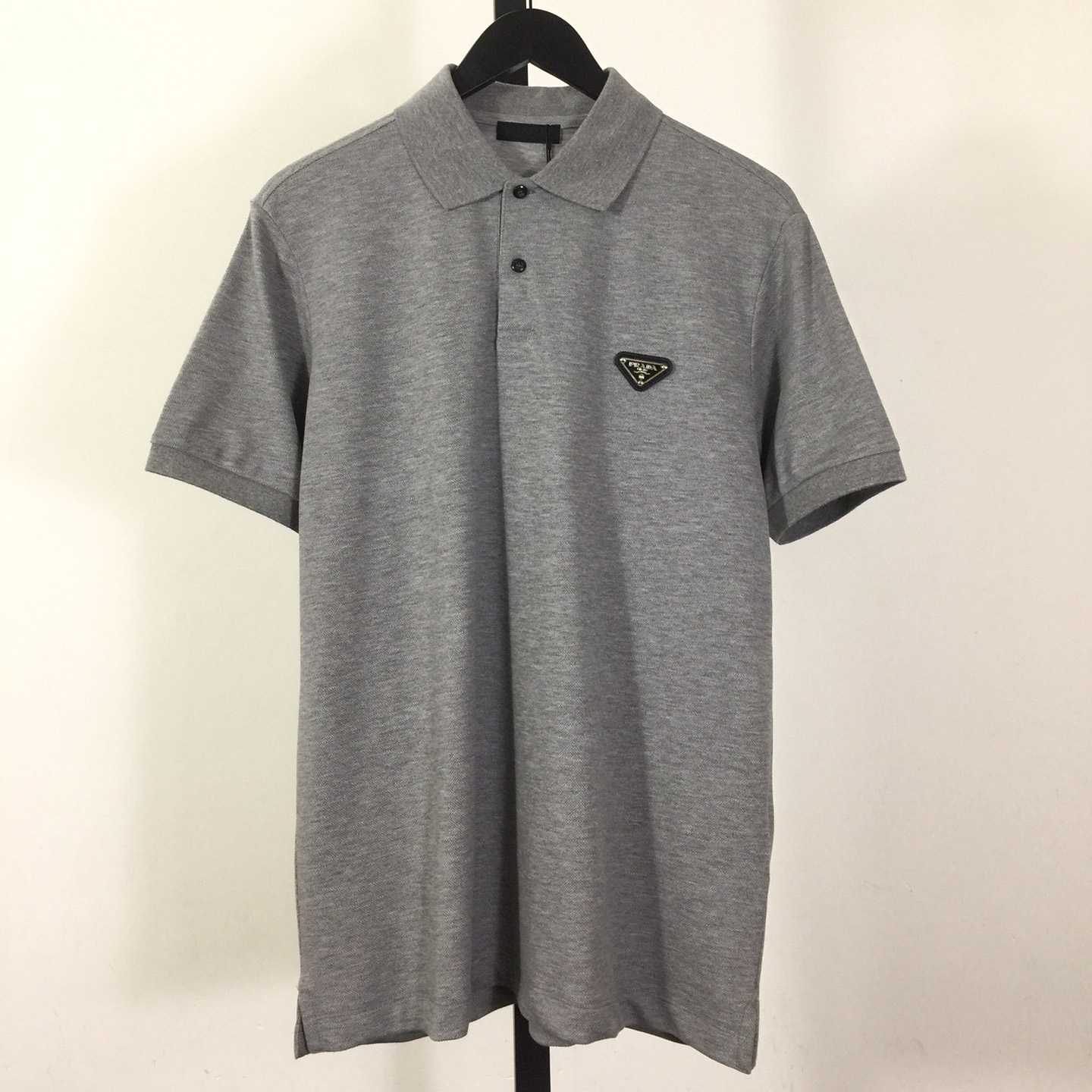 Prada Logo Cotton Polo Shirt - EUR FASHION