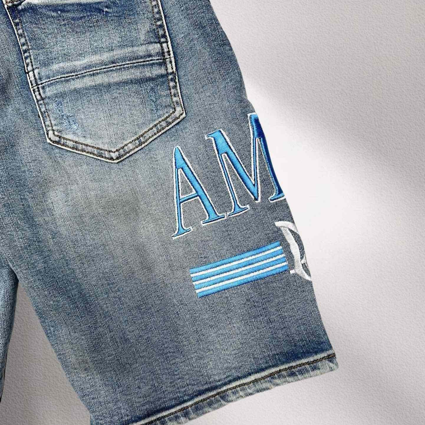 Amiri Denim Shorts     8007 - EUR FASHION