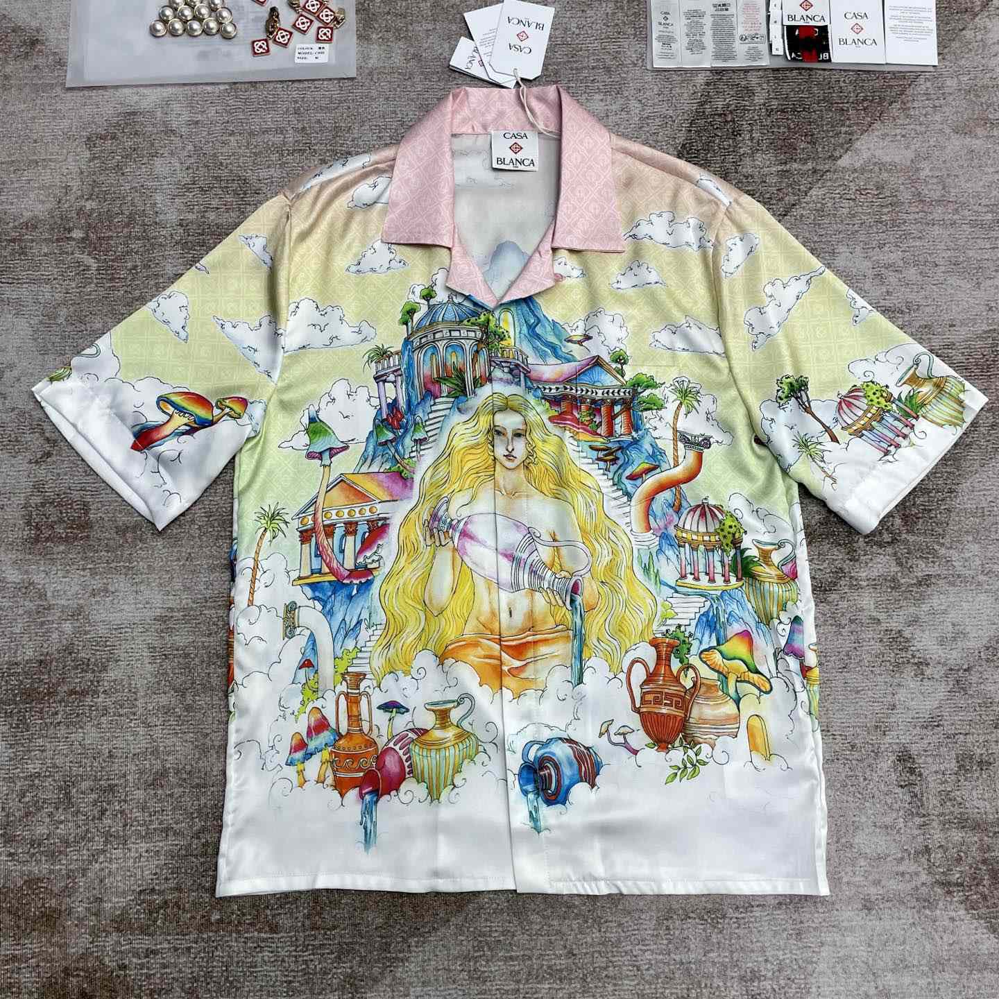Casablanca The Road To Knowledge Shirt   CA3527 - EUR FASHION