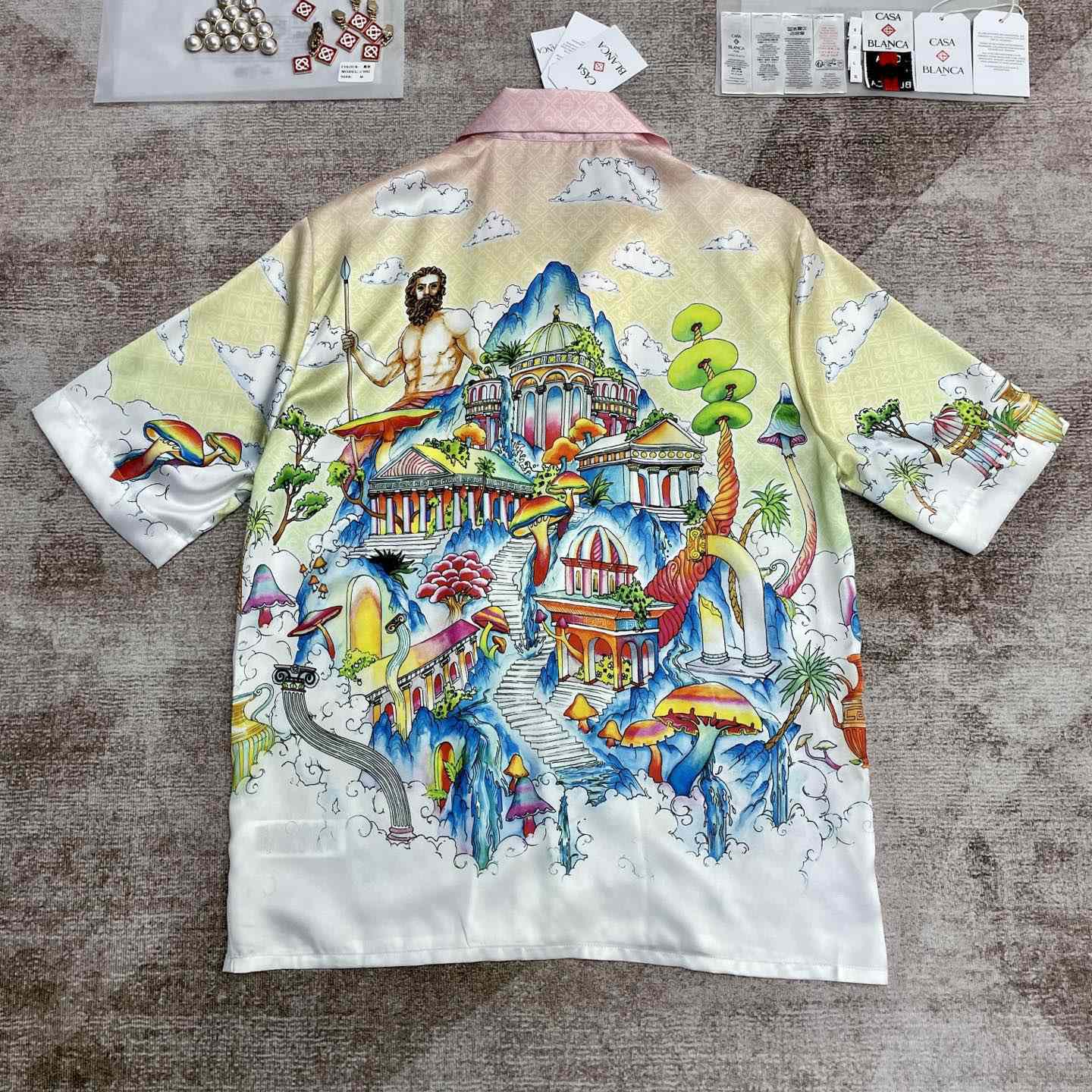 Casablanca The Road To Knowledge Shirt   CA3527 - EUR FASHION