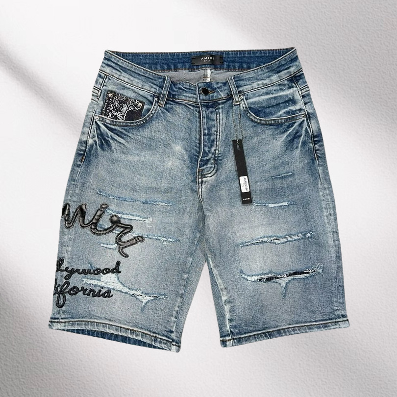 Amiri Denim Shorts     8004 - EUR FASHION