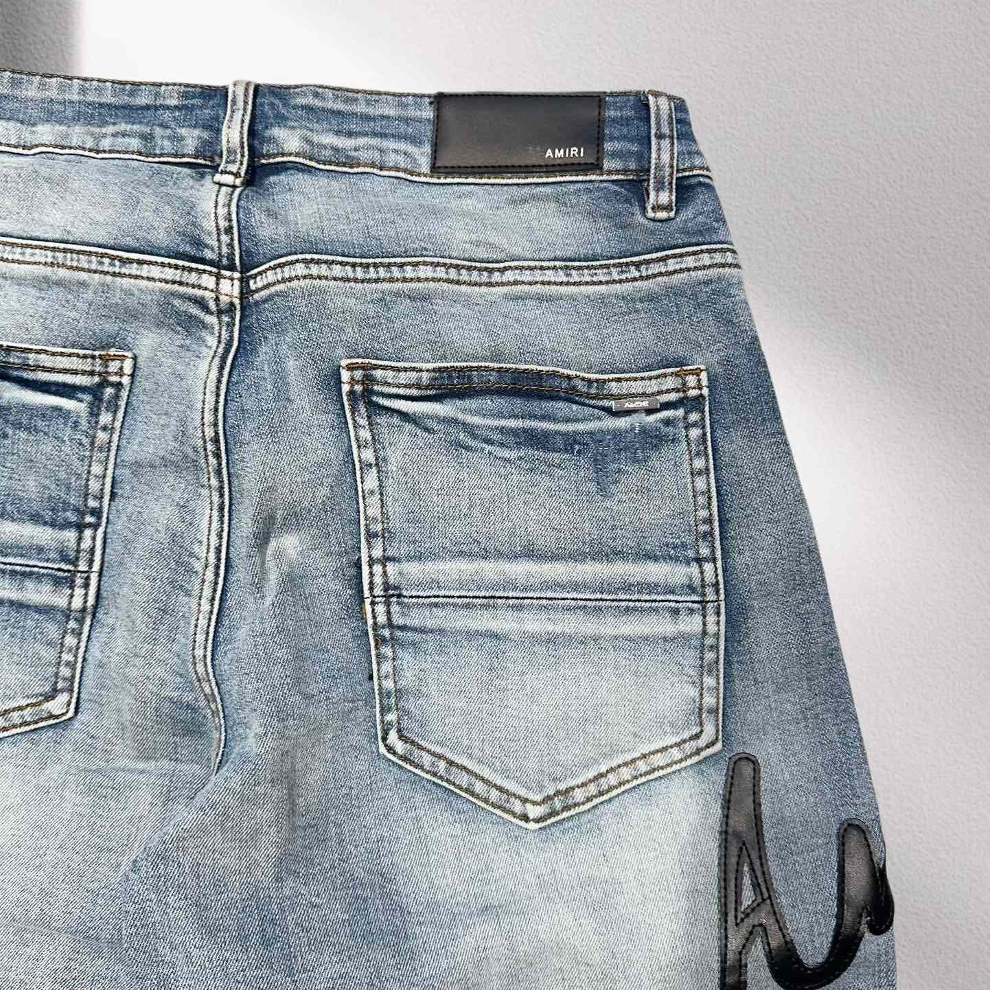 Amiri Denim Shorts     8004 - EUR FASHION