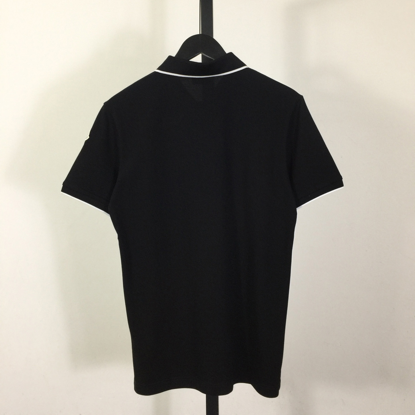 Moncler Black Striped Polo - EUR FASHION
