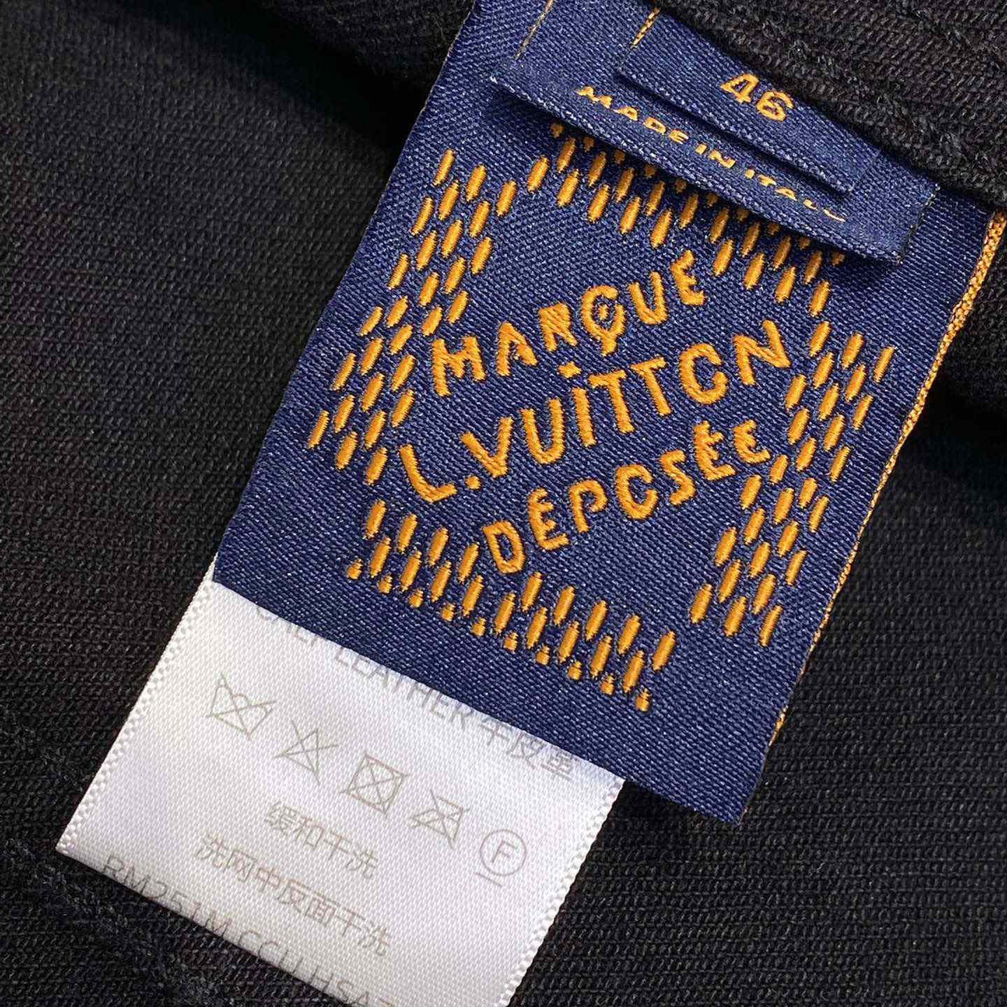 Louis Vuitton Flocked Damier Denim Trucker Jacket   1AHBDV - EUR FASHION