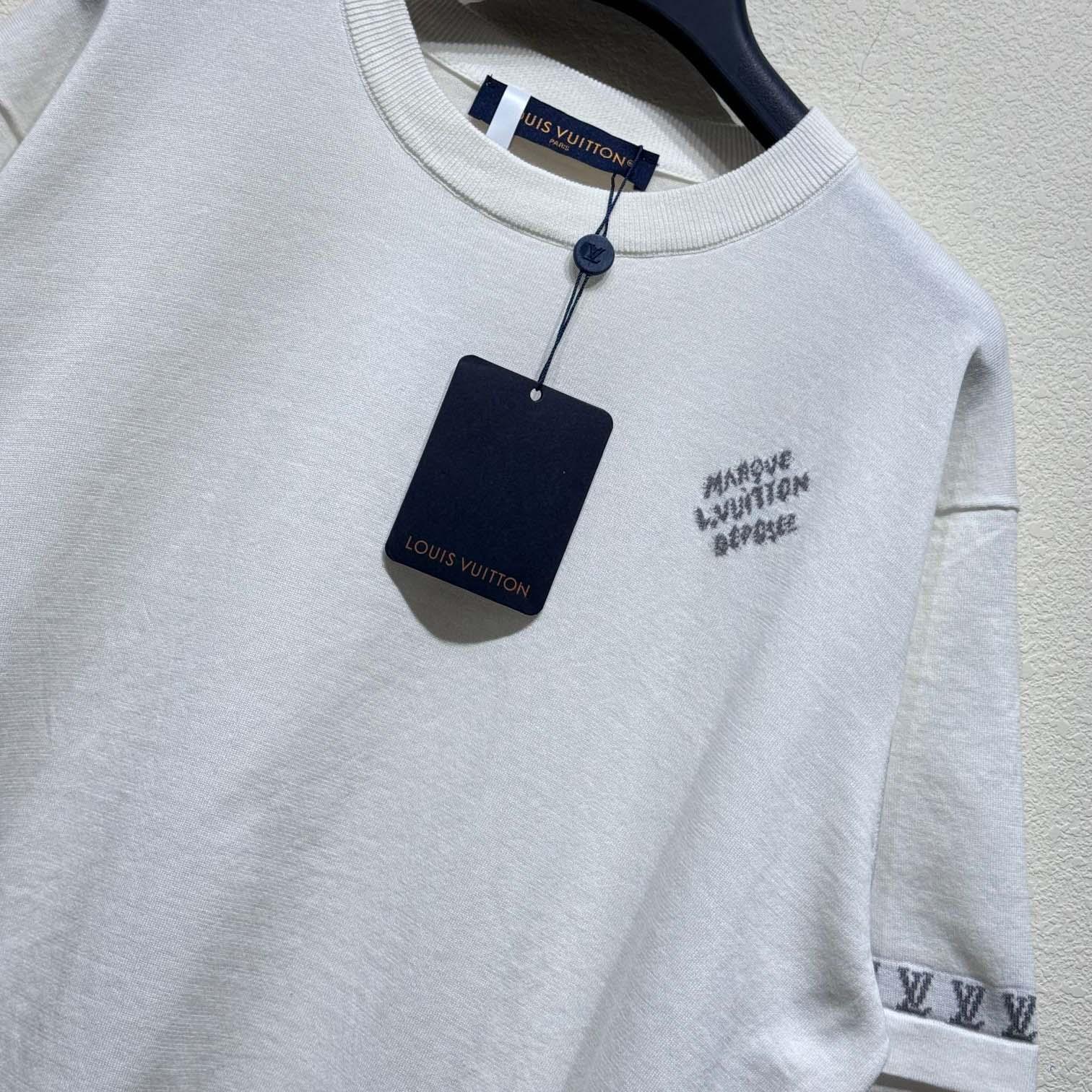 Louis Vuitton Short-Sleeved Cotton Crewneck   1AGKM5 - EUR FASHION