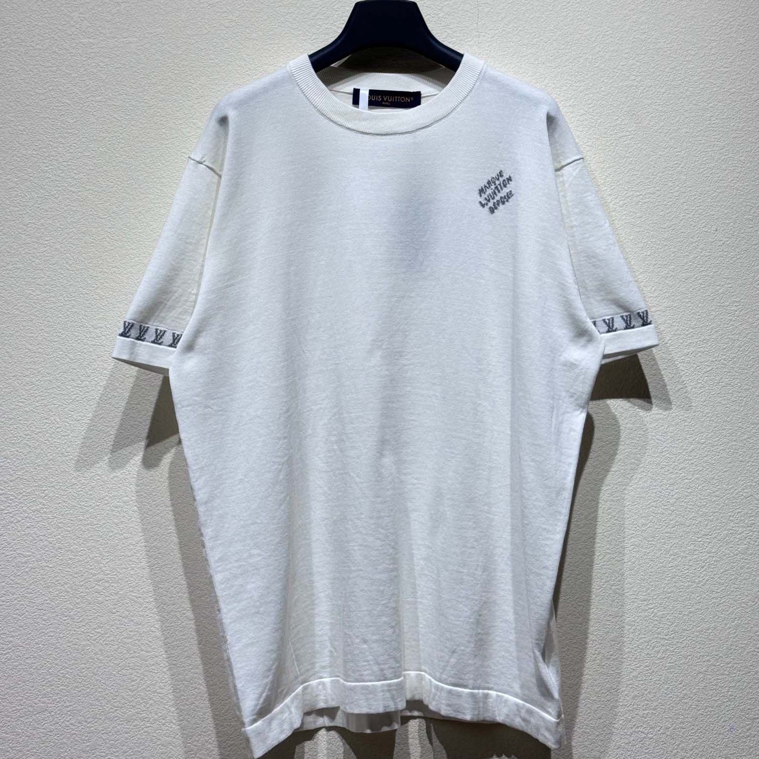 Louis Vuitton Short-Sleeved Cotton Crewneck   1AGKM5 - EUR FASHION