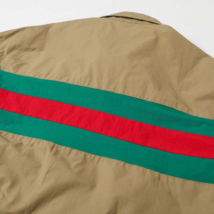 Gucci Classic Red And Green Striped Jacket - EUR FASHION