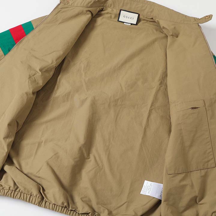Gucci Classic Red And Green Striped Jacket - EUR FASHION