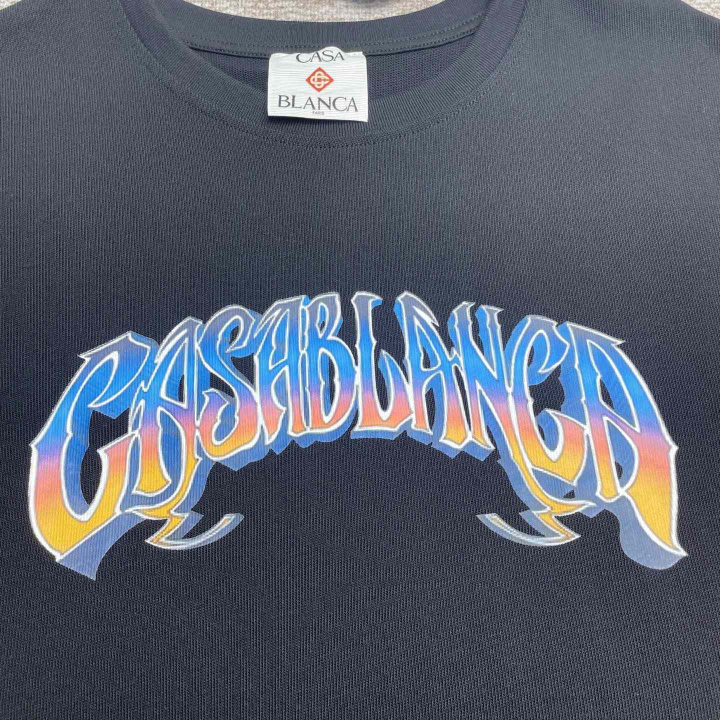 Casablanca Faded-logo T-shirt  C987 - EUR FASHION