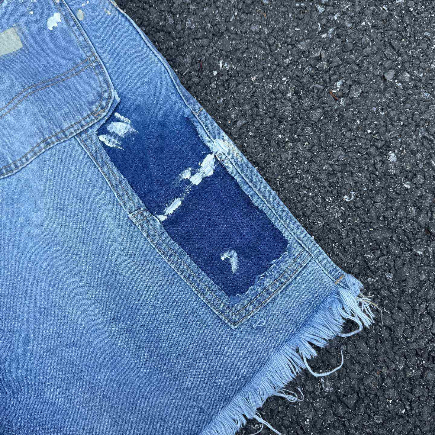 Gallery Dept. Reconstructed Denim Carpenter Shorts - EUR FASHION