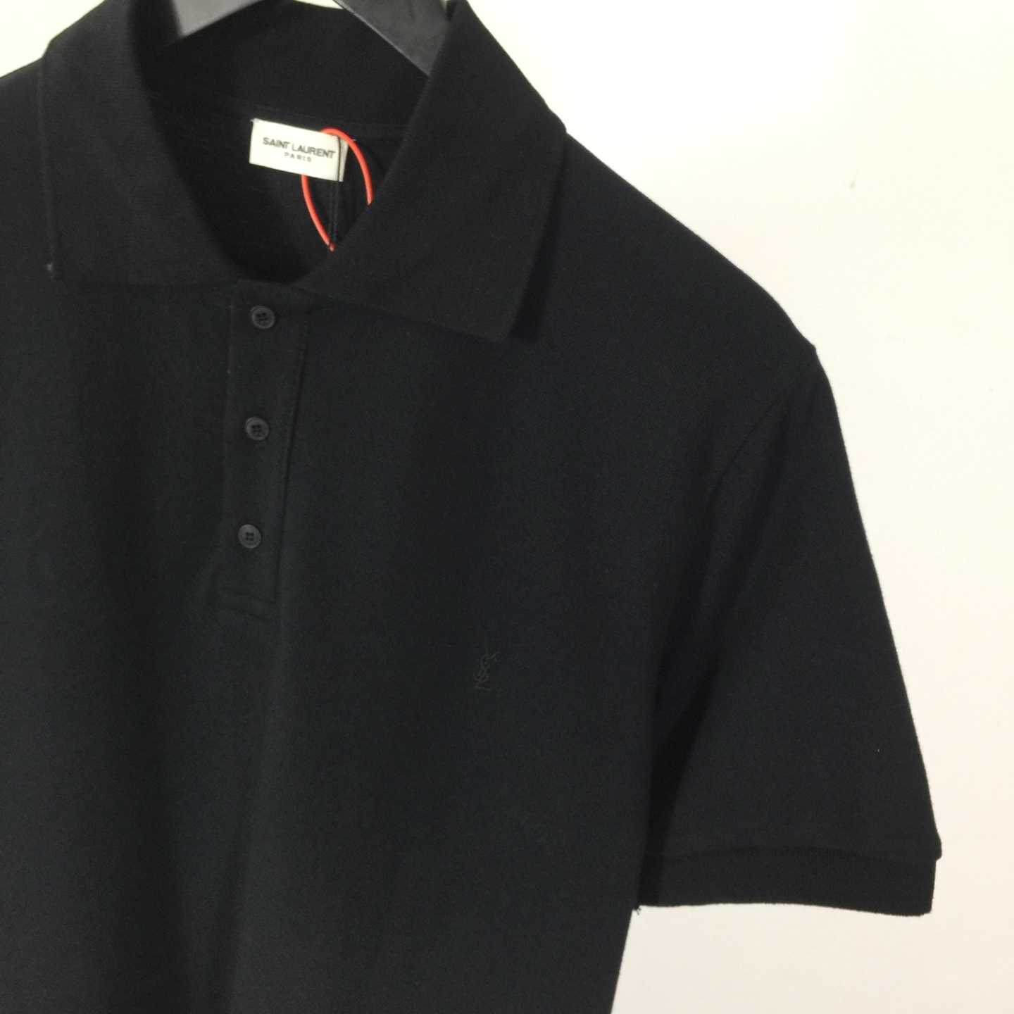 Saint Laurent Wool Knit Polo Top  - EUR FASHION