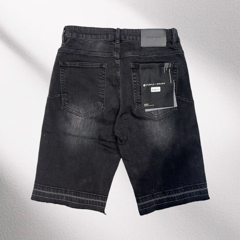 Purple-Brand Denim Shorts    6011 - EUR FASHION