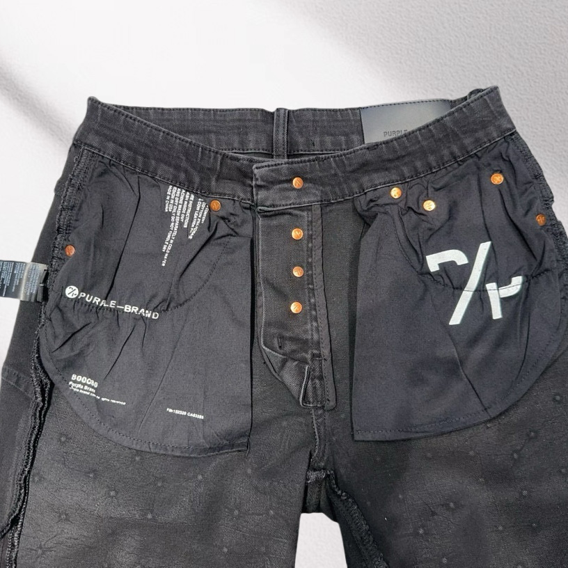 Purple-Brand Denim Shorts    6011 - EUR FASHION