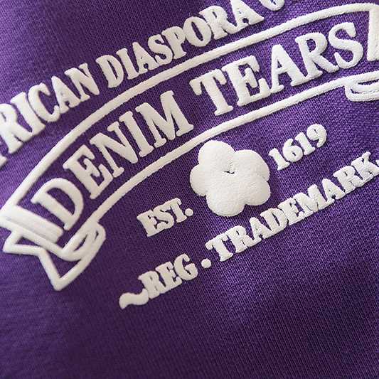 Denim Tears ADG Sweatpants Washed Purple - EUR FASHION