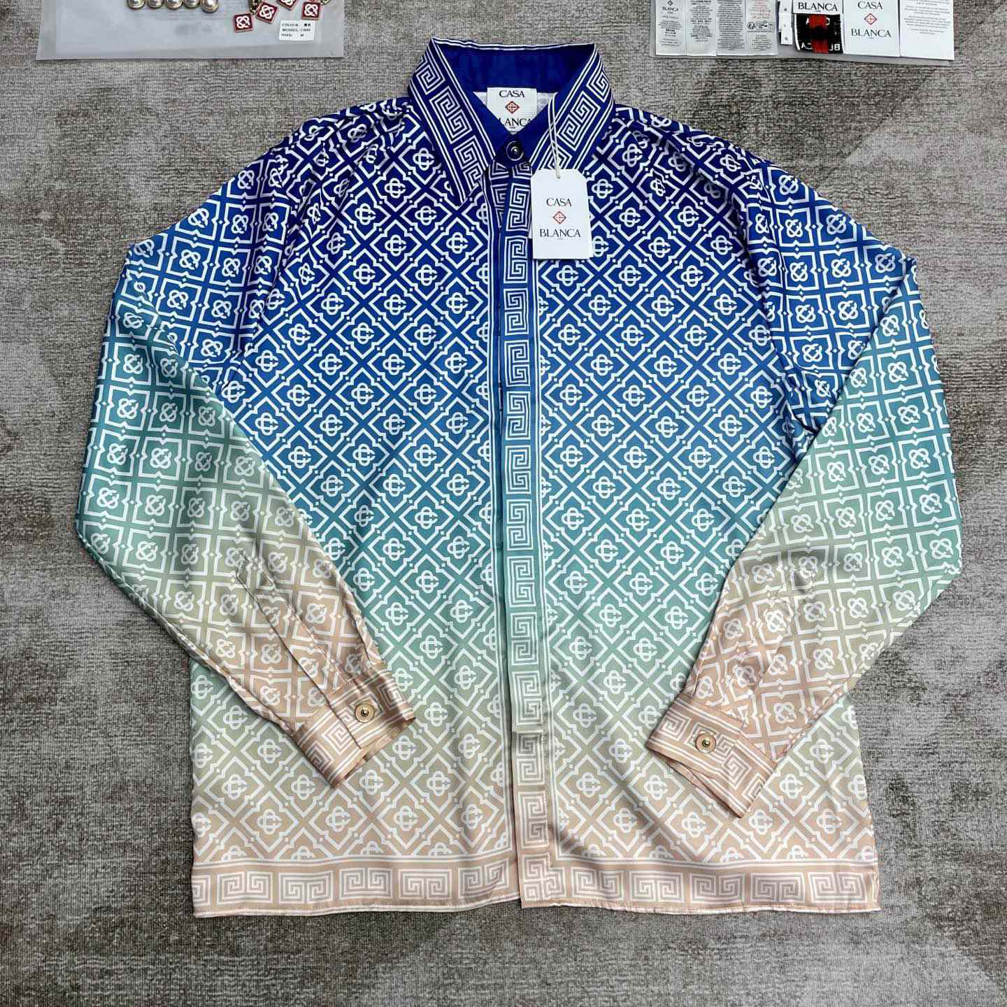 Casablanca Gradient-effect Shirt    CA3528 - EUR FASHION