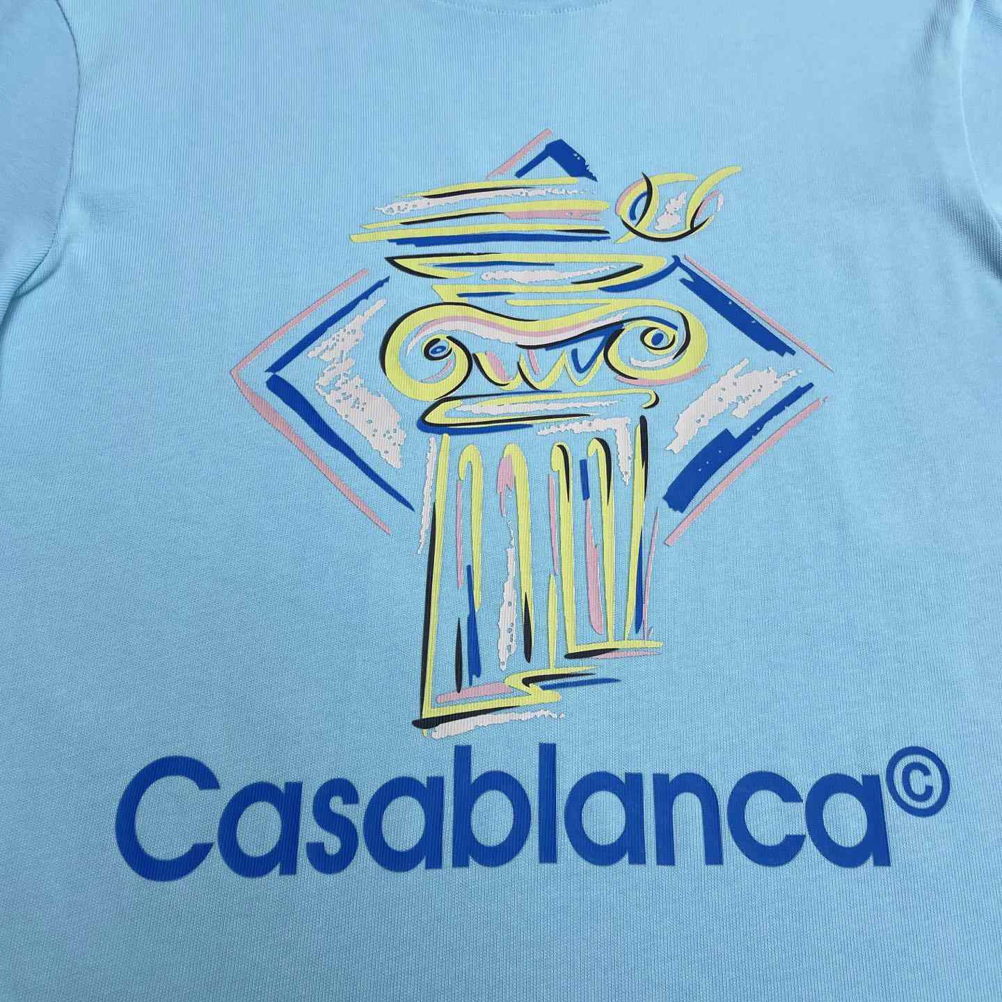 Casablanca Diamond Column-print T-shirt   C945 - EUR FASHION