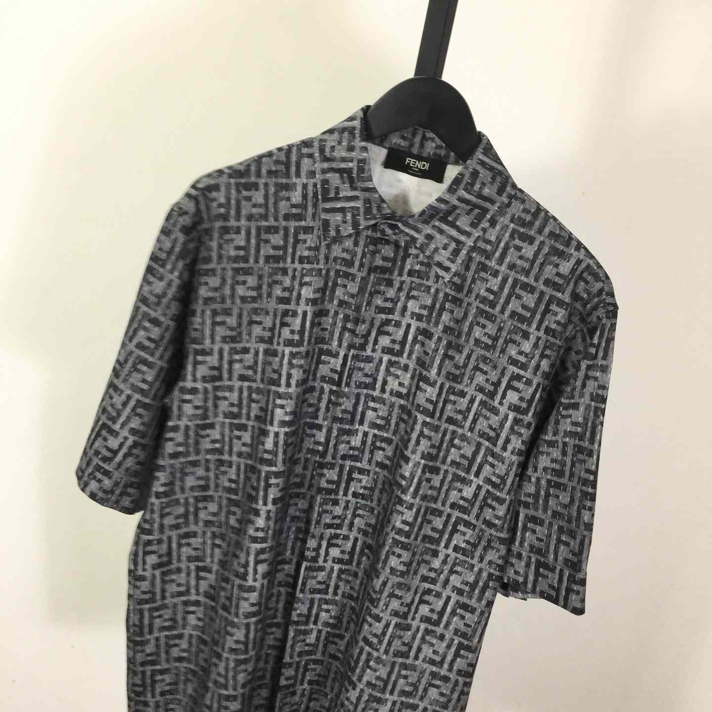 Fendi Allover Logo Printed Shirt - EUR FASHION